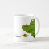 Landkreis Derry Karten-u. Wappen-Tassen Kaffeetasse (VorderseiteRechts)