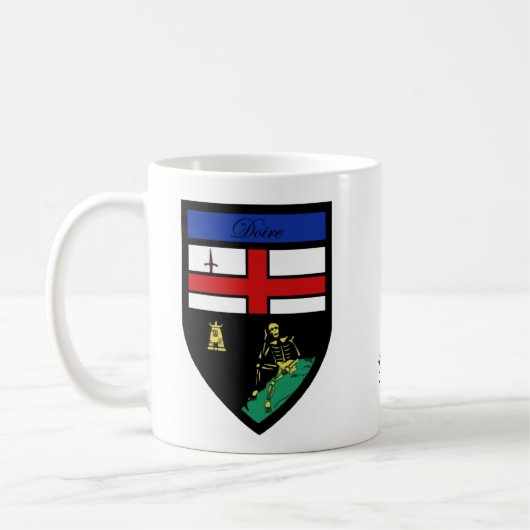 Landkreis Derry Karten-u. Wappen-Tassen Kaffeetasse (Links)