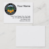 Landkreis des Orange-Siegels Visitenkarte (Vorne/Hinten)