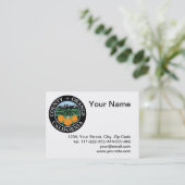 Landkreis des Orange-Siegels Visitenkarte (Stehend Vorderseite)