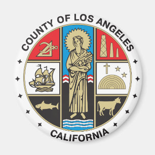 Landkreis des Siegels Los Angeles Magnet