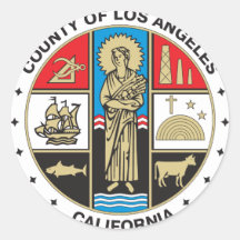 Landkreis des Siegels Los Angeles