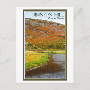 Landkreis Donegal - Binnion Hill Postkarte