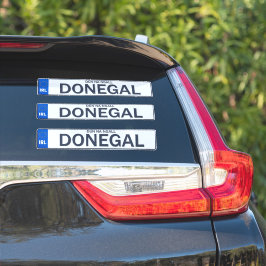 Landkreis Donegal Irish Reg Plate Decal Stickers x Aufkleber