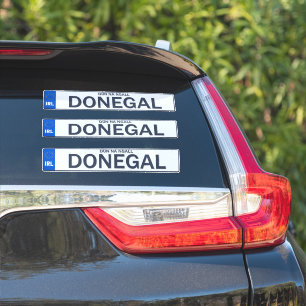 Landkreis Donegal Irish Reg Plate Decal Stickers x Aufkleber