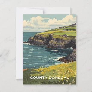 Landkreis Donegal Irland Postkarte