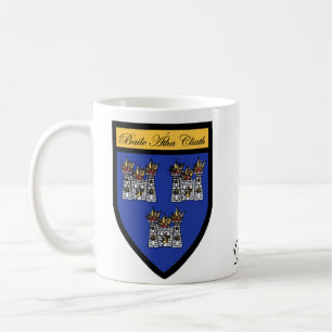 Landkreis-Dublinkarten-u. -Wappen-Tassen Kaffeetasse