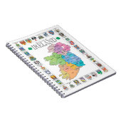 Landkreis eines irischen Notebooks Notizblock (Rechte Seite)
