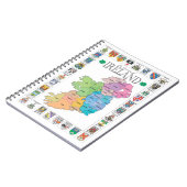 Landkreis eines irischen Notebooks Notizblock (Linke Seite)