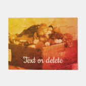 Landkreis Fair Blue Ribbon Obst Vintag Personalisi Fußmatte (Vorderseite)