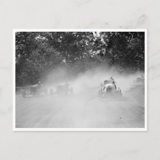 Landkreis Fair Dirt Track Races Postkarte (Vorderseite)