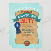 Landkreis Faire Party Einladung (Vorne/Hinten)