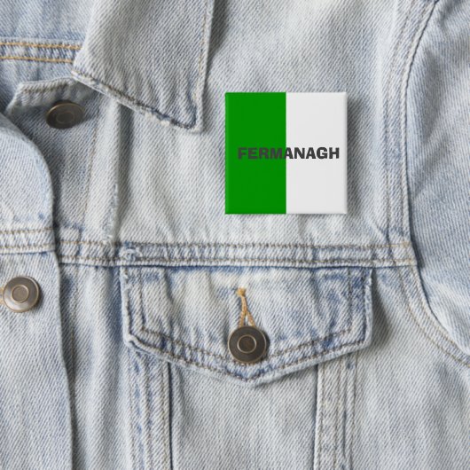 Landkreis Fermanagh Flag Abzeichen Button (Beispiel)
