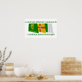 Landkreis Fermanagh Flags Poster (Küche)