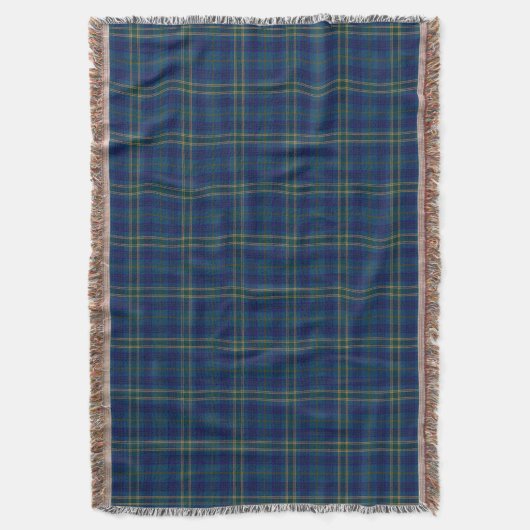 Landkreis Fermanagh IrenTartan Decke (Vorderseite Vertikal)