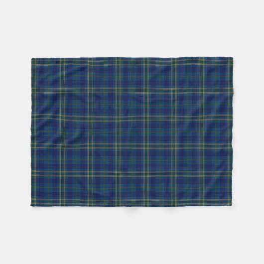 Landkreis Fermanagh IrenTartan Fleecedecke (Vorderseite (Horizontal))