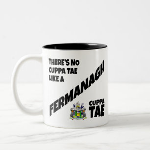 Landkreis Fermanagh Irland Zwei-Tone-Kaffee-Tasse Zweifarbige Tasse