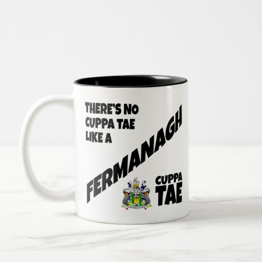 Landkreis Fermanagh Irland Zwei-Tone-Kaffee-Tasse Zweifarbige Tasse (Links)