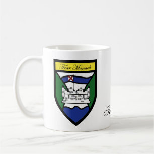 Landkreis Fermanagh Karten-u. Wappen-Tassen Kaffeetasse