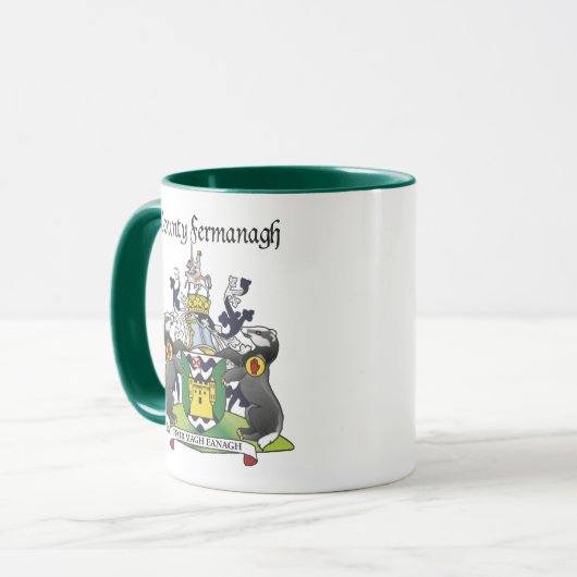 Landkreis Fermanagh Tasse (Vorderseite Links)