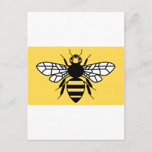 Landkreis Flag Greater Manchester Postkarte