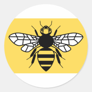 Landkreis-Flagge von größerem Manchester Runder Aufkleber