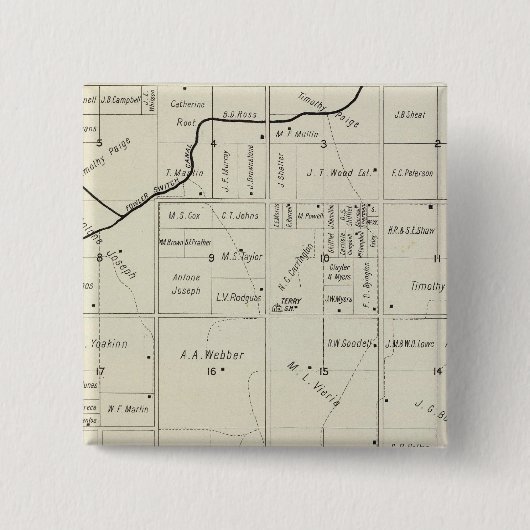 Landkreis Fresno, Kalifornien 12 Button (Vorderseite)