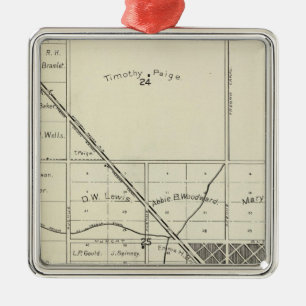 Landkreis Fresno, Kalifornien 16 Silbernes Ornament