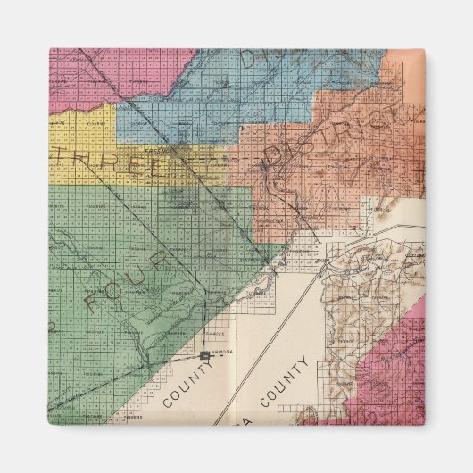 Landkreis Fresno, Kalifornien 31 Magnet (Vorne)