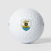 Landkreis Galway Coat of Arms Irland Golfball (Vorderseite)