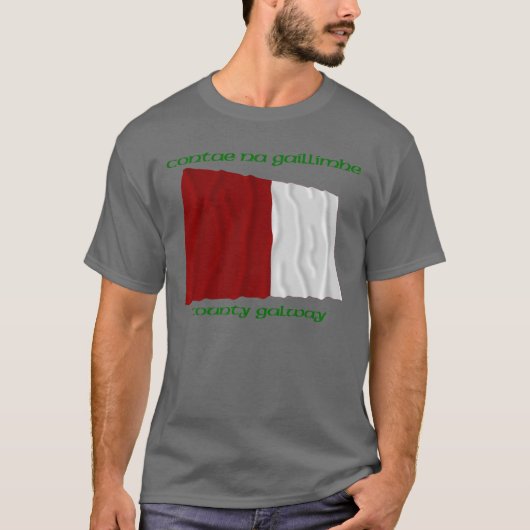 Landkreis-Galway-Farben T-Shirt (Vorderseite)