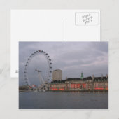 Landkreis Hall - London Eye - Postkarte (Vorne/Hinten)