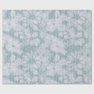 Landkreis Hütte Velvety Blue Daisy Geschenkpapier