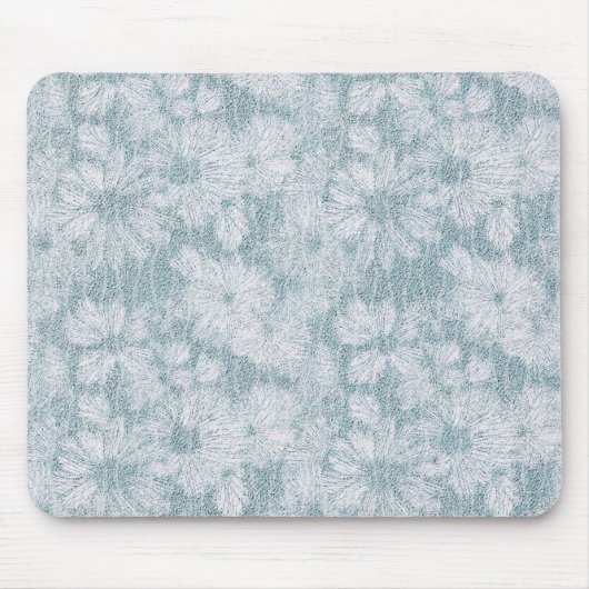 Landkreis Hütte Velvety Blue Daisy Mousepad (Vorne)