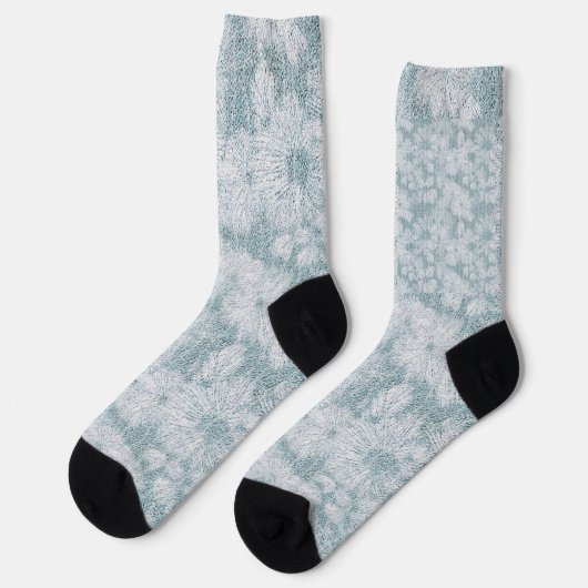 Landkreis Hütte Velvety Blue Daisy Socken (Linkes Detail)