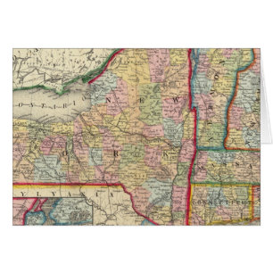 Landkreis Karte der Staaten von New York