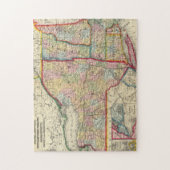 Landkreis Karte der Staaten von New York Puzzle (Vertikal)