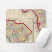 Landkreis Karte von Florida Mousepad (Mit Mouse)