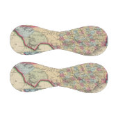 Landkreis-Karte von Texas Baseball (Paneele)