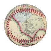 Landkreis-Karte von Texas Baseball (Vorderseite Links)