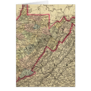 Landkreis-Karte West Virginia
