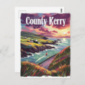 Landkreis Kerry Irland Postkarte (Vorne/Hinten)