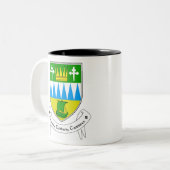 Landkreis Kerry Irland Zweifarbige Tasse (Vorderseite Links)