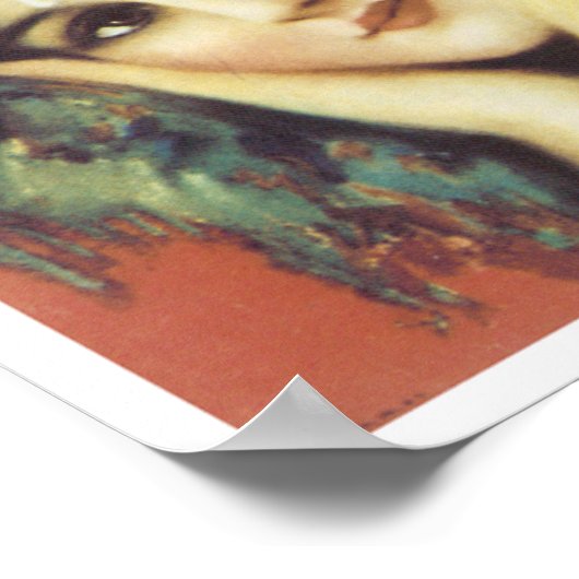 Landkreis Kerry Mary Poster (Ecke)