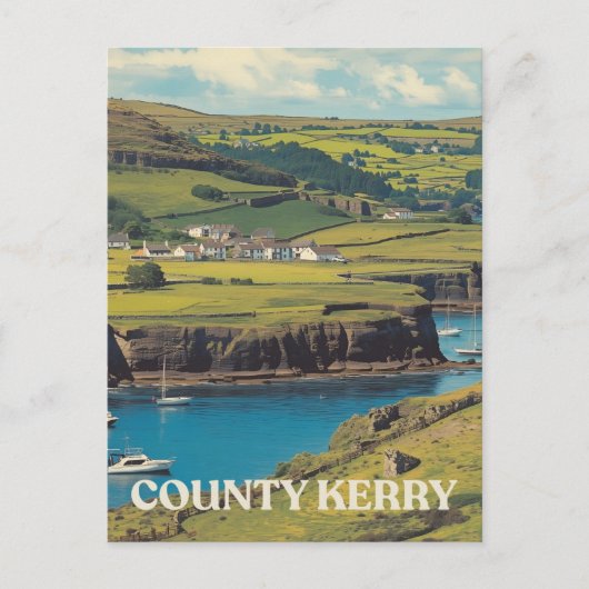 Landkreis Kerry Postkarte (Vorderseite)
