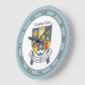 Landkreis Klare Wandklemme Große Wanduhr (Winkel)