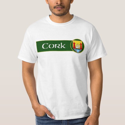Landkreis-Korken. Irland T-Shirt (Vorderseite)