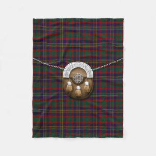 Landkreis-Korkenirischer Tartan und Sporran Fleecedecke