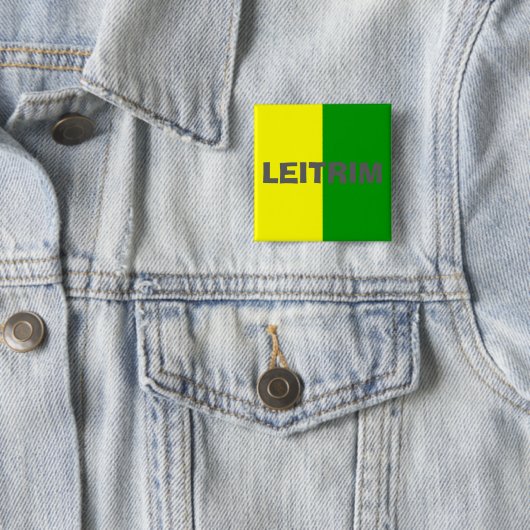 Landkreis Leitrim Flag Abzeichen Button (Beispiel)