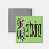 Landkreis Leitrim Magnet (Vorderseite/Rückseite)